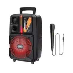 Hoco Zestaw Karaoke : Bluetooth Głośnik + Mikrofon Dancer Bs37 Czarny (+ Fm, Usb, Aux)