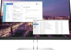 HP E23 G4 23" Full HD LCD Czarny, Srebrny 9VF96A3