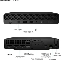 HP ELITEDESK 8 MINI G1I U7-265T 623K0ET#ABD