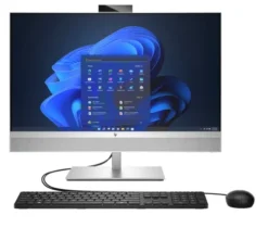 HP EliteOne 870 G9 All-in-One PC Intel® Core™ i5 68,6 cm (27") 1920 x 1080 px 16 GB DDR5-SDRAM 512 GB SSD Windows 11 Pro Wi-Fi 6E (802.11ax) Srebrny A55MVET