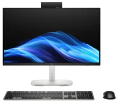 HP EliteStudio 8 G1i AI PC Intel Core Ultra 5 235 60,5 cm (23.8") 1920 x 1080 px Ekran dotykowy All-in-One PC 16 GB DDR5-SDRAM 512 GB SSD Windows 11 Pro Wi-Fi 7 (802.11be) Srebrny