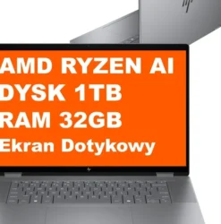 HP OmniBook X Flip 2w1 NGAI 16-ar0006na / BH3F5EA / Ryzen AI 7 / 32GB / 1TB / Radeon 860M / 3k / Win 11 / Srebrny