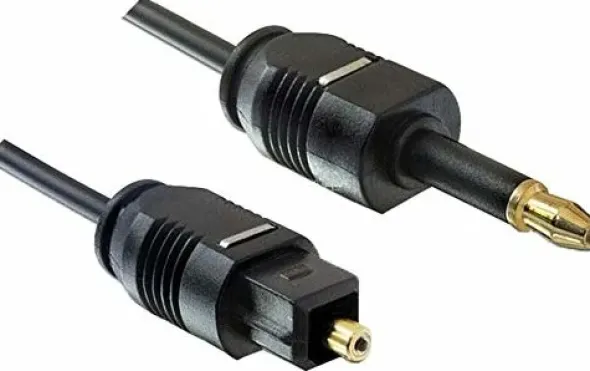 HQ PremiumCord PremiumCord optyczny kabel audio Mini Toslink 3,5 mm na Toslink 2 m, wtyczka na wtyczkę, kabel cyfrowy do zestawu stereo HiFi Sounbar TV, Audio, pozłacany, kolor czarny kjtos2-2