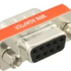 InLine Adapter AV Null Modem Adapter DB9 Pin męski żeński 31437