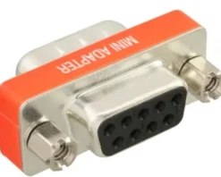InLine Adapter AV Null Modem Adapter DB9 Pin męski żeński 31437