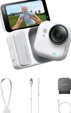 Insta360 GO Ultra Kamera 4K FlowState Biała Standard Bundle
