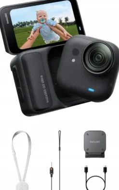 Insta360 GO Ultra Kamera 4K FlowState Czarna Standard Bundle
