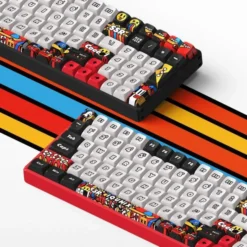 IQUNIX F97 Graffiti Blaze Wireless Gaming Tastatur, RGB - Moonstone-Turbo-Switches 0600310355779