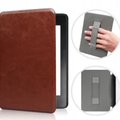 IRIS Okładka etui pokrowiec Kindle Paperwhite 1 2 3 z chwytem kolor brązowy