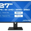 JAPANNEXT JN-IPS270UHD60F 27" 4K Ultra HD LED Czarny