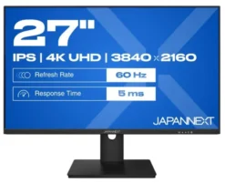 JAPANNEXT JN-IPS270UHD60F 27" 4K Ultra HD LED Czarny