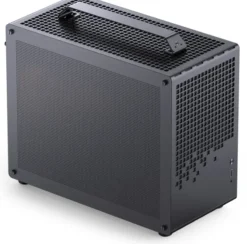 Jonsplus Z20 Mesh PC-Gehuse, Mini Tower, Micro-ATX, mit Tragegriff - schwarz