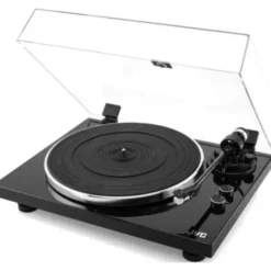 JVC Gramofon AL-E534B Czarny, Manualny, Napęd paskowy, Prędkość odtw. 33 1/3,45 obr./min