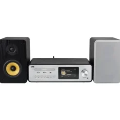 JVC MX-E455B Srebrna, Odtw.CD/-R/-RW, Wi-Fi, BT