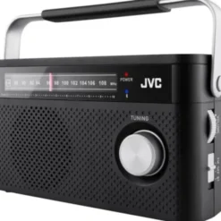 JVC Radio RA-E315B Analogowe Przenośne Czarny