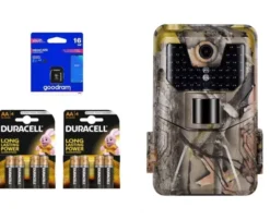 Kamera cyfrowa Fotopułapka Hc900A - Kamera Leśna 36Mpx 44Ir - Zestaw Z Kartą I Bateriami