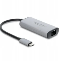 Karta sieciowa Delock USB Type-C™ Adapter sieciowy 10 Gigabit LAN 1 x RJ45 81590