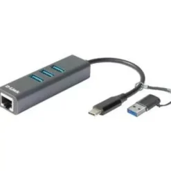 Karta sieciowa D-Link USB-C/USB 3.0  na Gigabit ethernet a 3x USB 3.0 (DUB-2332)