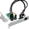 Karta sieciowa Level One Games InLine® Mini-PCIe Gigabit network card, 1x RJ45, half-size, incl. RJ45 module