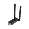 Karta sieciowa Qoltec Bezprzewodowy Adapter USB DUAL WiFi 2 x 2dBi Standard AC USB 3.0 1200Mbps