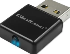 Karta sieciowa Qoltec Bezprzewodowy Ultra szybki mini adapter NANO Wi-Fi Qoltec standard N USB 2.0 300Mbps