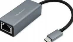 Karta sieciowa Qoltec Kabel adapter Qoltec USB-C na RJ45 Ethernet 1000Mb/s Aluminiowa obudowa