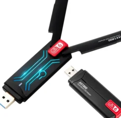 Karta sieciowa Reagle Zewnętrzna Karta Sieciowa WI-FI Adapter USB WiFi 6 AX 1800Mbps 2,4GHz 5GHz
