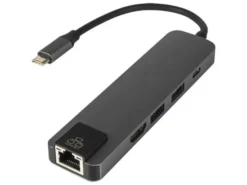 Karta sieciowa USB-C RJ45+HDMI K-03 86-060#