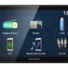 Kenwood Electronics DMX129DAB radio samochodowe Czarny 64 W Bluetooth