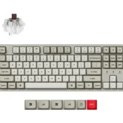 KEYCHRON C1 Pro 8K QMK Wired Custom Mechanical Super Brown Switch C1PX-M3