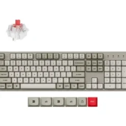 KEYCHRON C2 Pro 8K QMK Wired Custom Mechanical Super Red Switch C2PX-M1
