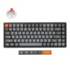 Keychron K2 MAX bezprzewodowa klawiatura mechaniczna z podświetleniem RGB Keychron Hot-Swap Super Red Switch - Czarna (Black)