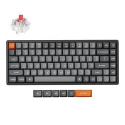 Keychron K2 MAX bezprzewodowa klawiatura mechaniczna z podświetleniem RGB Keychron Hot-Swap Super Red Switch - Czarna (Black)