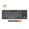 Keychron K8 MAX bezprzewodowa klawiatura mechaniczna z podświetleniem RGB Keychron Hot-Swap Super Banana Switch - Czarna (Black)