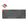 Keychron K3 MAX niskoprofilowa klawiatura meczaniczna z podświetleniem RGB Gateron Hot-Swap Red Switch - Czarna (Black)
