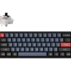 KEYCHRON K12P-H3 Wireless K Pro Brown RGB Czarno-niebieski