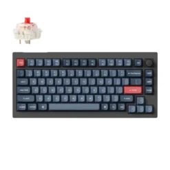Keychron V1 MAX 75% Red Switch Black