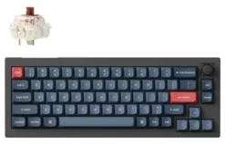 Keychron V2M-D3 klawiatura Uniwersalne USB + RF Wireless + Bluetooth QWERTY Angielski Czarny, Carbon