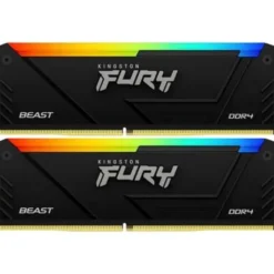 Kingston FURY Beast RGB Biała 32GB [2x16GB 3600MHz DDR4 CL17 DIMM]