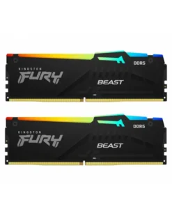 kingston Pamięć DDR5 Fury Beast Bla RGB 32GB2*16GB/6000 CL36 KF560C36BBE2AK2-32