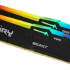 Kingston Technology FURY Beast RGB moduł pamięci 128 GB 2 x 64 GB DDR5 KF556C40BBAK2-128