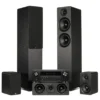 Kino domowe Denon AVR-S770H + Wilson Scenix 5.0 — Zestaw kina domowego z Dolby Atmos i HEOS, Czarny