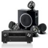 Kino domowe Denon AVR-X2900H DAB + Focal Dome Flax 5.1 Sub Air, Biały
