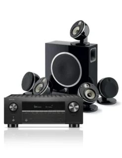 Kino domowe Denon AVR-X2900H DAB + Focal Dome Flax 5.1 Sub Air, Biały