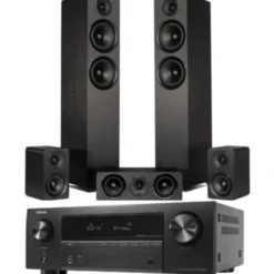 Kino domowe DENON Kino domowe AVR-X580BT + WILSON Scenix 5.0 Czarny