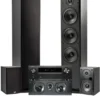 Kino domowe Denon Zestaw kina domowego  AVR-X1800H + Polk Audio T50/T15/T30, Kolor: Czarny