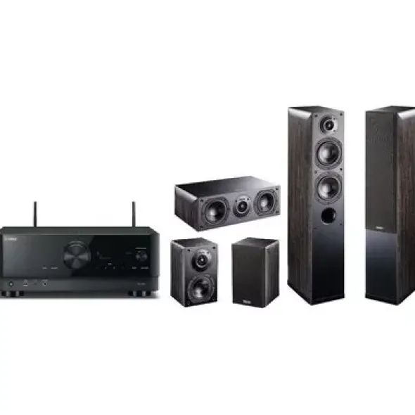 Kino domowe Kino domowe YAMAHA MusicCast RX-V4A + Indiana Line Nota 550/240/740 Czarny