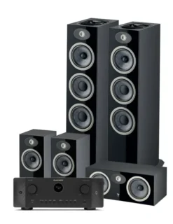 Kino domowe Marantz Cinema 60 + Focal Theva N°3D/N°1/Center, Dark Wood