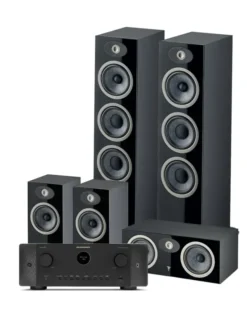Kino domowe Marantz Cinema 60 + Focal Theva N°3/N°1/Center, Dark Wood