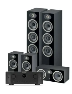Kino domowe Marantz Cinema 60 + Theva N°2/N°1/Center, Dark Wood